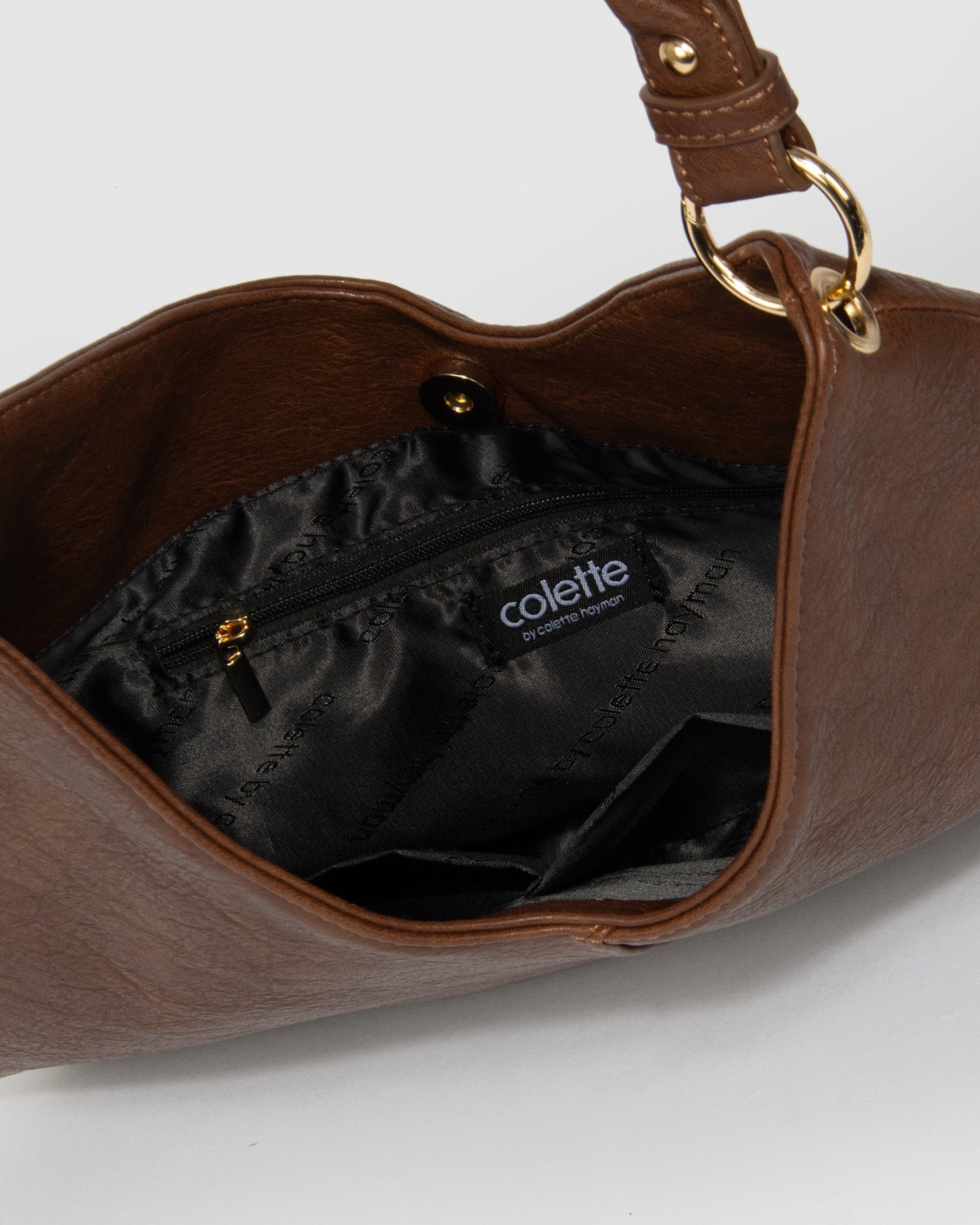 GROUP48 Chocolate Gisella Slouch Bag (Brown)