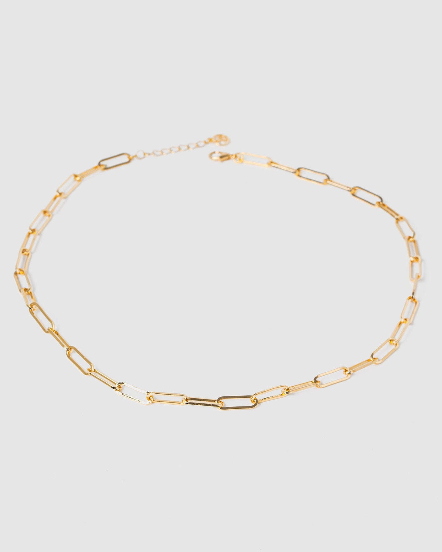 Image of Necklaces. Productname: Colette Gold Paperclip Chain Necklace in Gold colour by brand - Colette