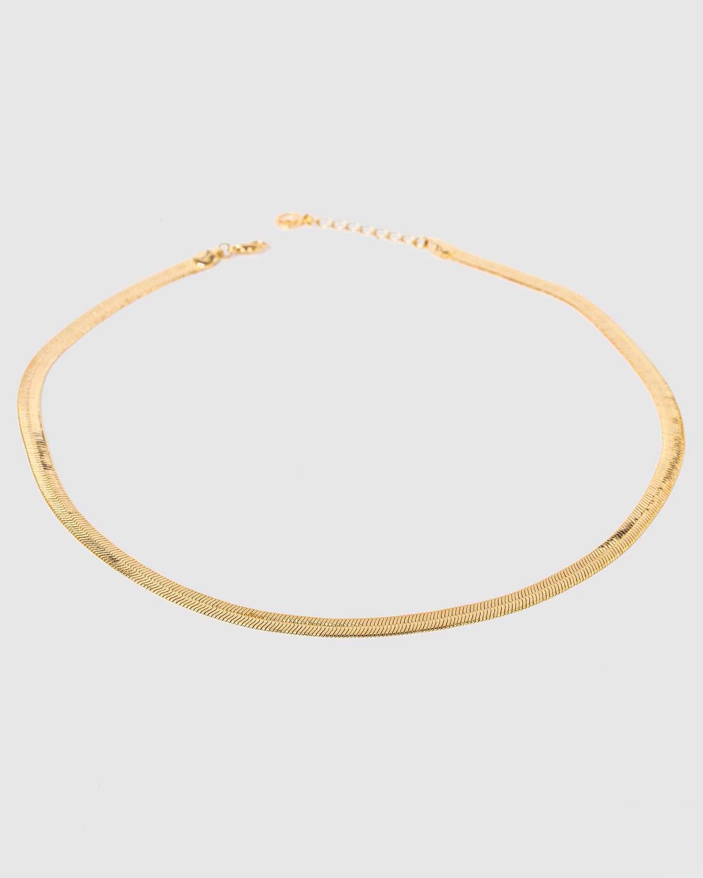Image of Necklaces. Productname: Colette Gold Thick Snake Chain Necklace in Gold colour by brand - Colette