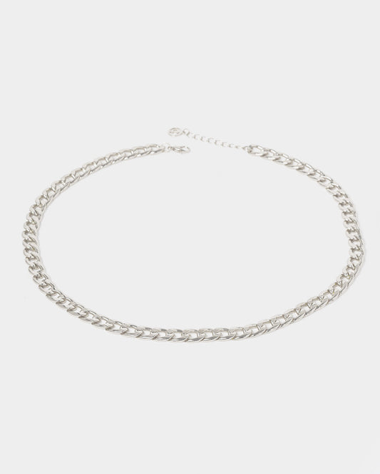 Image of Necklaces. Productname: Colette Silver Curb Chain Necklace in Silver colour by brand - Colette
