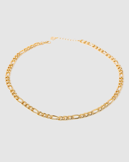 Image of Necklaces. Productname: Colette Gold Figaro Chain Necklace in Gold colour by brand - Colette
