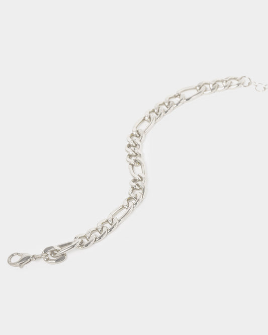 Image of Bracelets. Productname: Colette Silver Figaro Chain Bracelet in Silver colour by brand - Colette