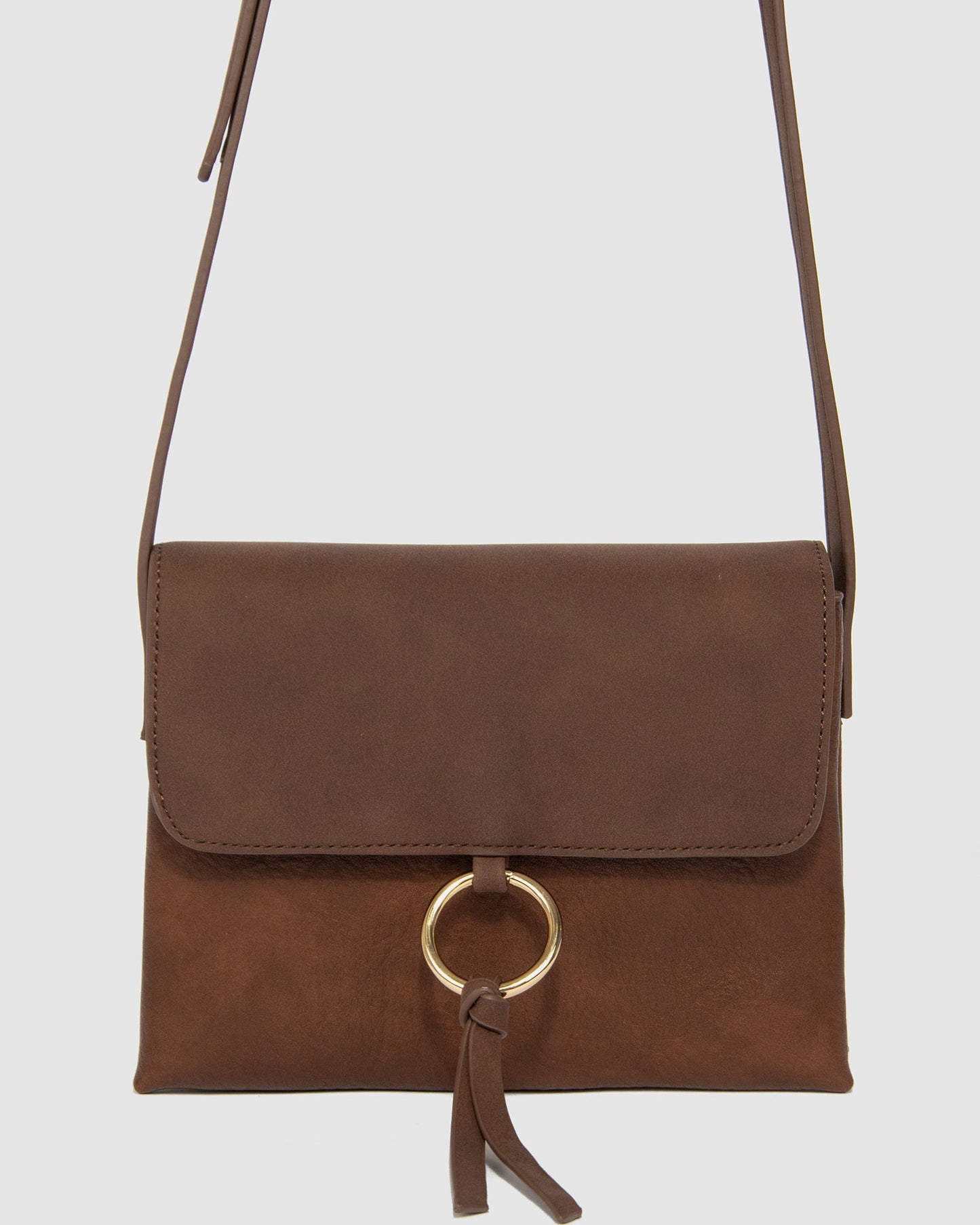 Colette by Colette Hayman Chocolate Brooklyn Crossbody Bag (Brown)