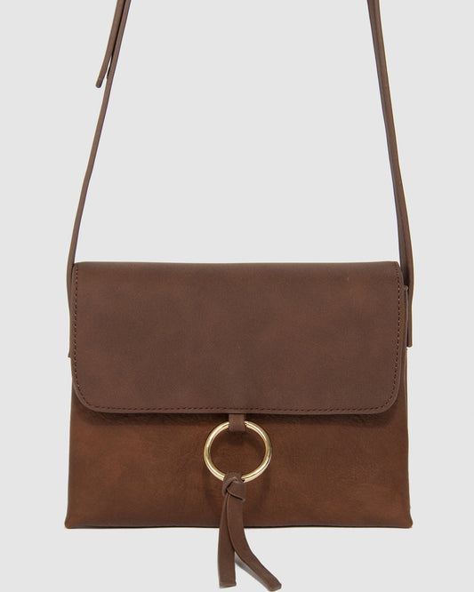 Colette Chocolate Brooklyn Crossbody Bag (Brown)