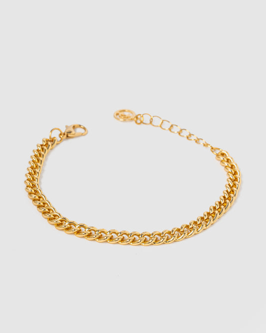 Colette Linked Chain Bracelet (Gold)
