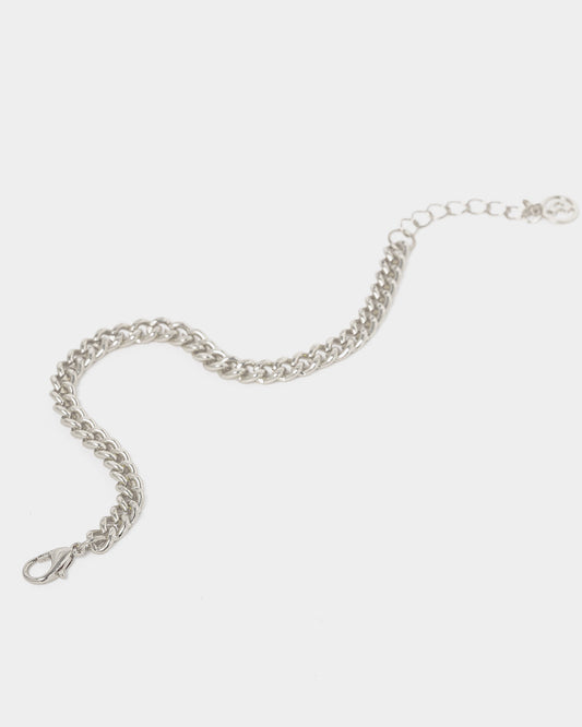 Image of Bracelets. Productname: Colette Silver Small Linked Chain Bracelet in Silver colour by brand - Colette