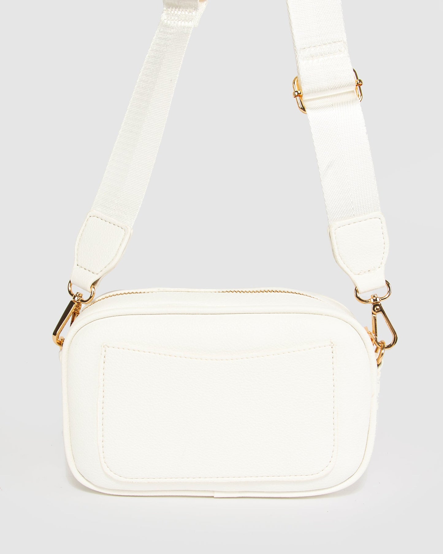 Colette by Colette Hayman Amalia Logo Crossbody (White)