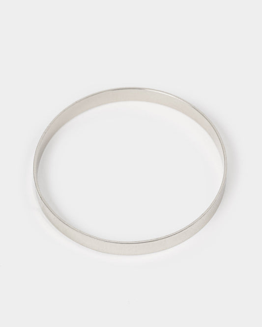 Image of Bracelets. Productname: Colette Silver Thick Metal Bangle Bracelet in Silver colour by brand - Colette