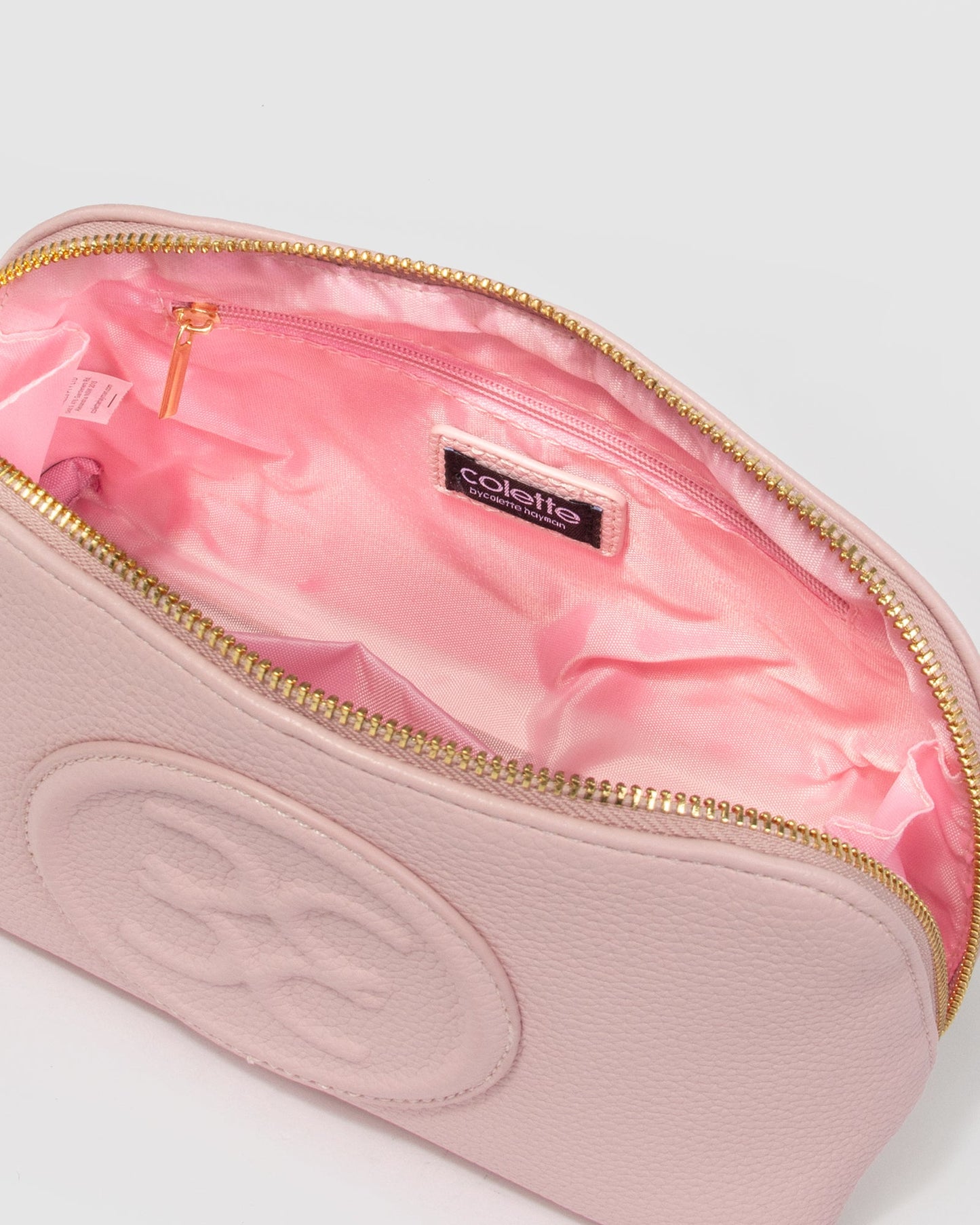 Colette by Colette Hayman Rita Zip Top Cosmetic Case (Pink)