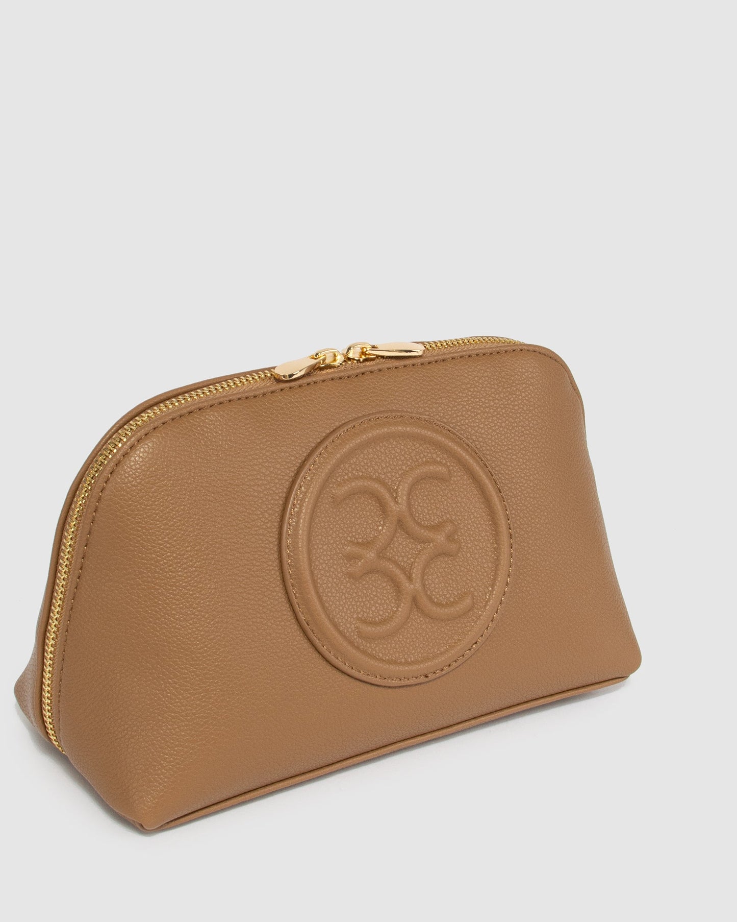Colette by Colette Hayman Rita Zip Top Cosmetic Case (Caramel)