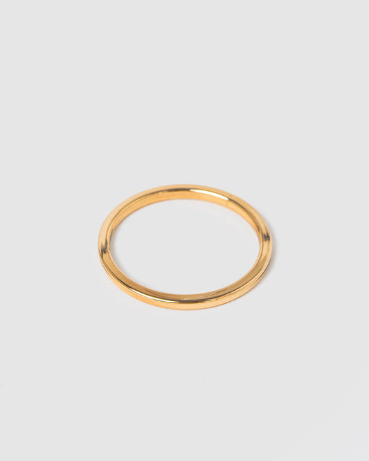 Image of Rings. Productname: Colette Gold Thin Metal Ring in Gold colour by brand - Colette