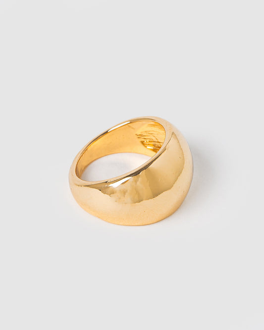 Image of Rings. Productname: Colette Gold Dome Ring in Gold colour by brand - Colette