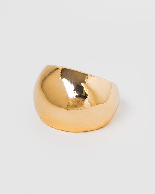 Image of Rings. Productname: Colette Gold Thick Dome Ring in Gold colour by brand - Colette