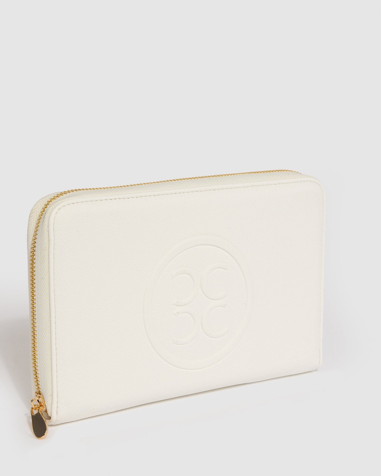 Image of Travel Wallets. Productname: Colette White Suzanah Travel Wallet in White colour by brand - Colette