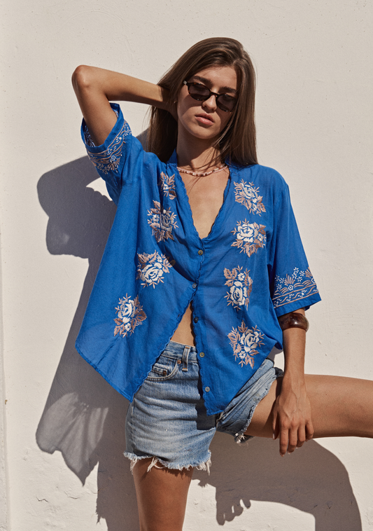 Image of Shirts. Productname: Auguste The Label Rosalie Blouse in Print colour by brand - Auguste The Label