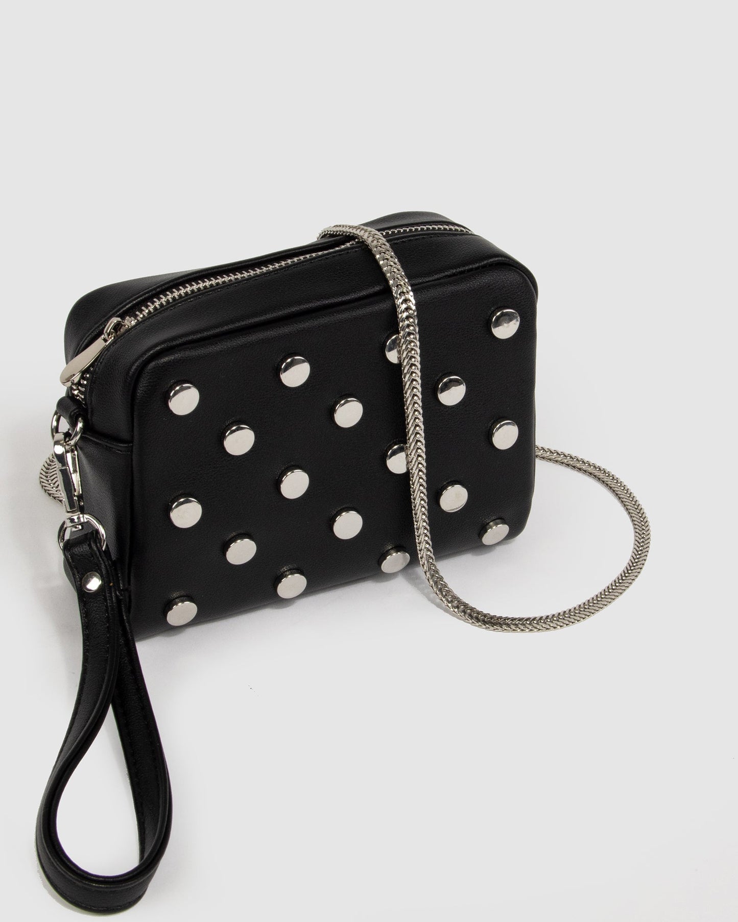 Colette by Colette Hayman Suri Stud Crossbody Bag (Black)