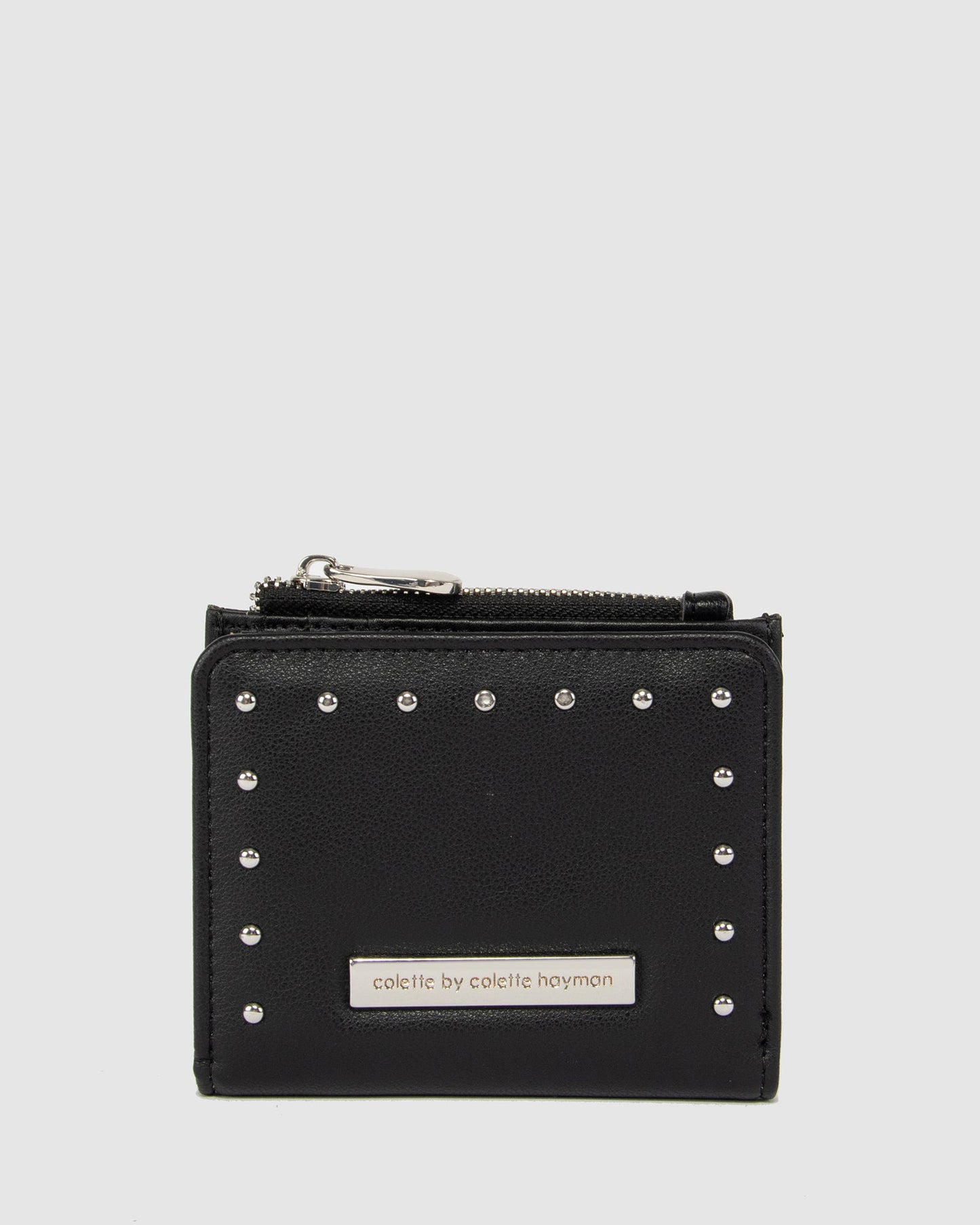Colette by Colette Hayman Stud Mini Han Wallet (Black)