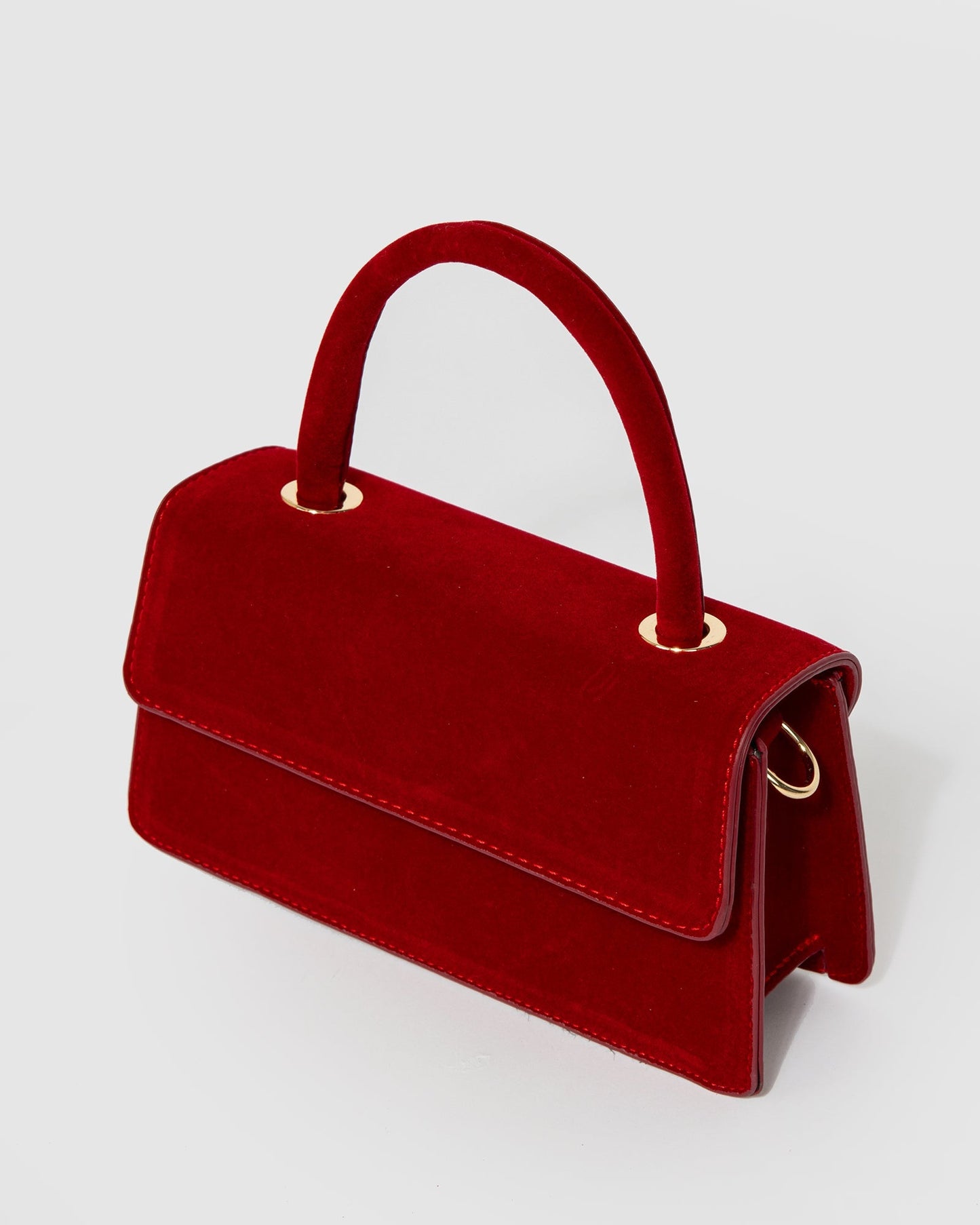 Colette by Colette Hayman Luna Flap Top Handle Bag (Red)