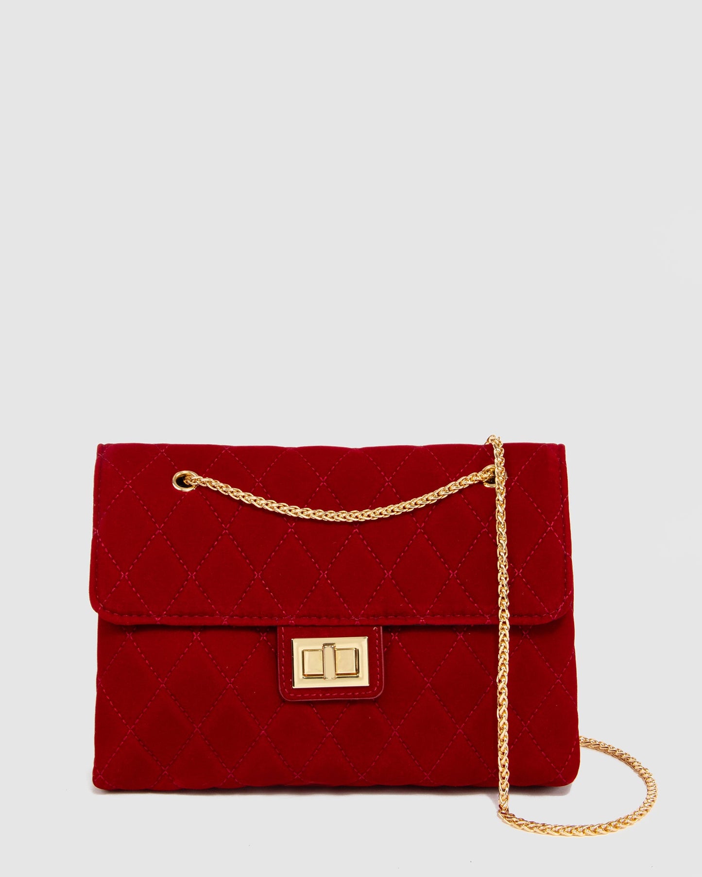 Colette by Colette Hayman Zion Quilt Crossbody Bag (Red)
