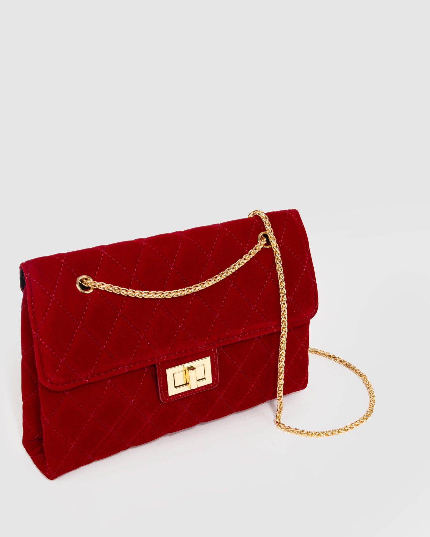 Colette by Colette Hayman Zion Quilt Crossbody Bag (Red)