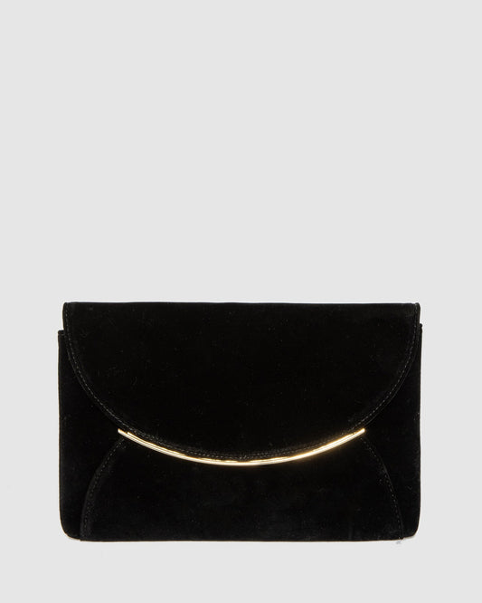 Colette by Colette Hayman Dalila Envelope Clutch (Black)