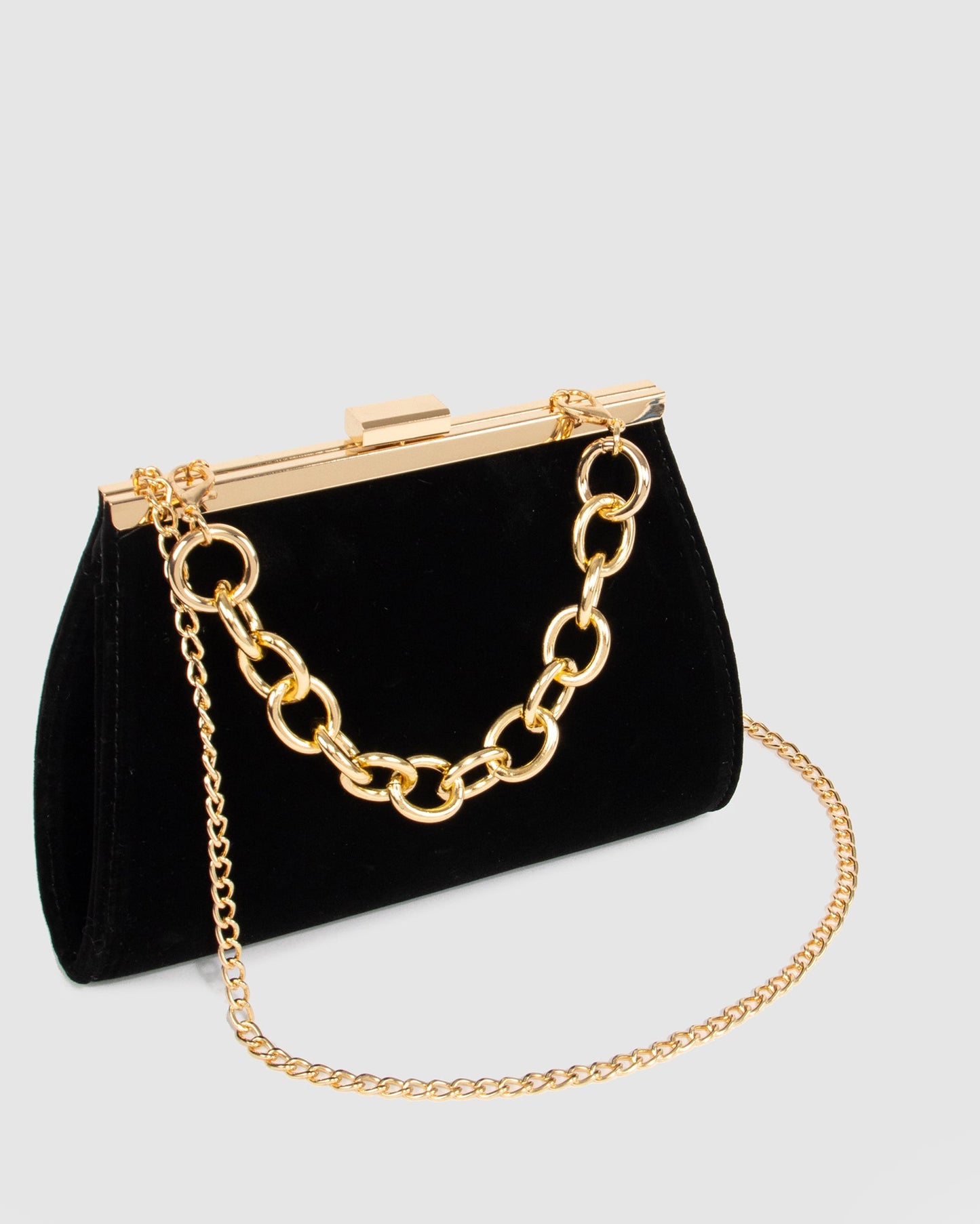 Colette by Colette Hayman Crystal Top Handle Bag (Black)