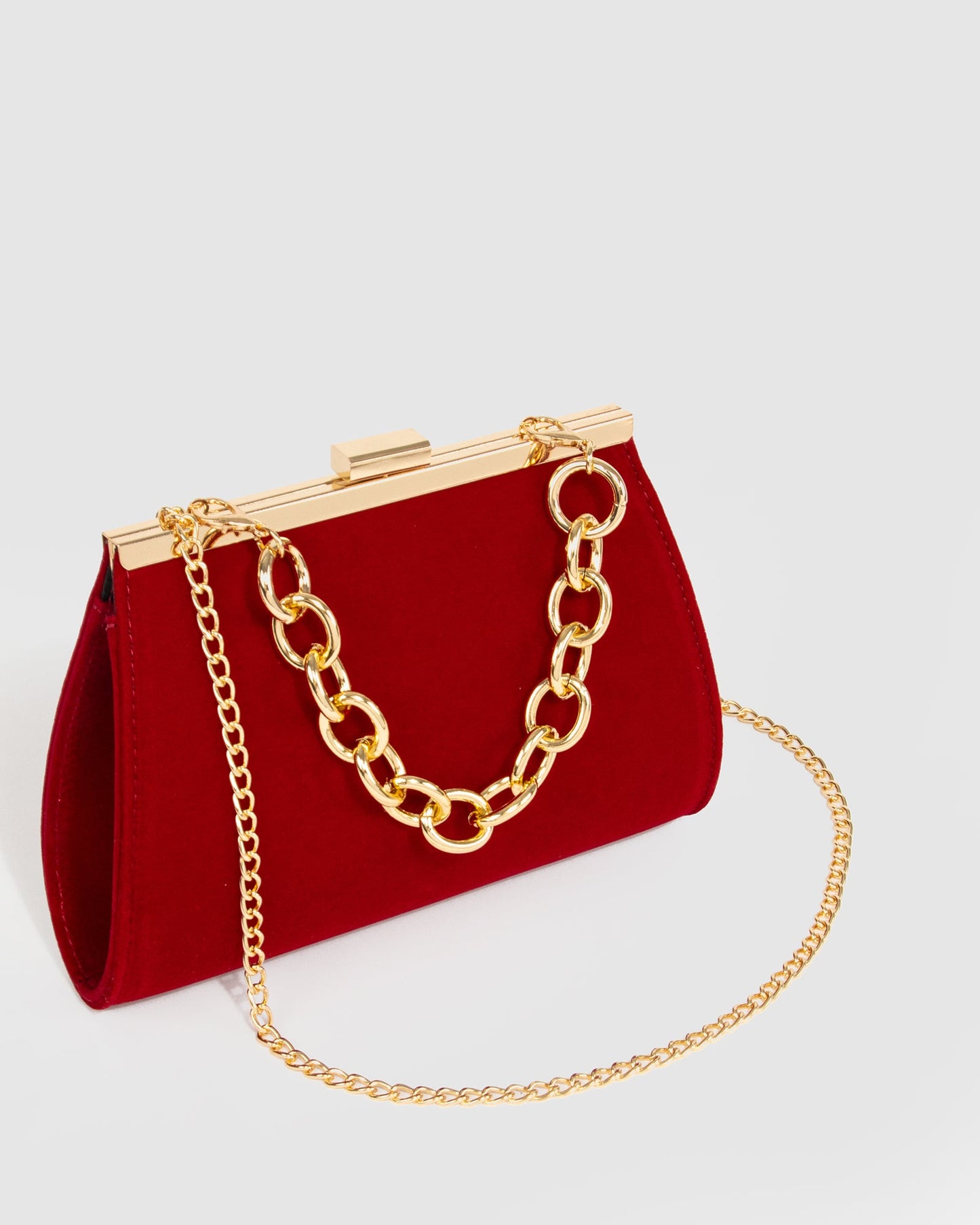 Colette by Colette Hayman Crystal Top Handle Bag (Red)