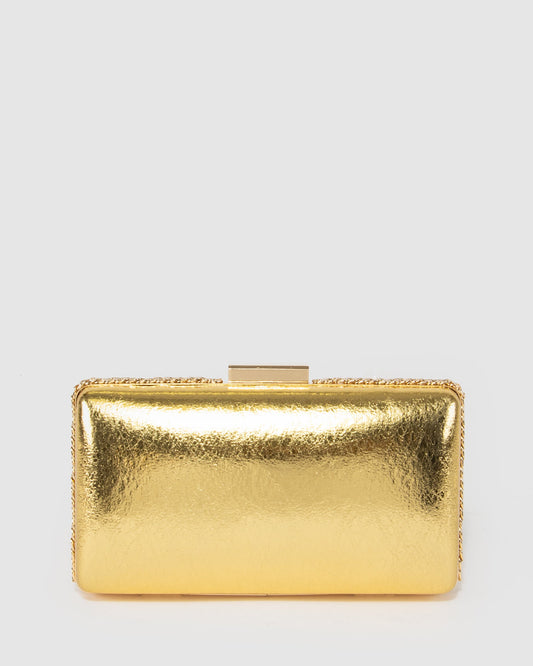 Colette Steph Chain Clutch (Gold)