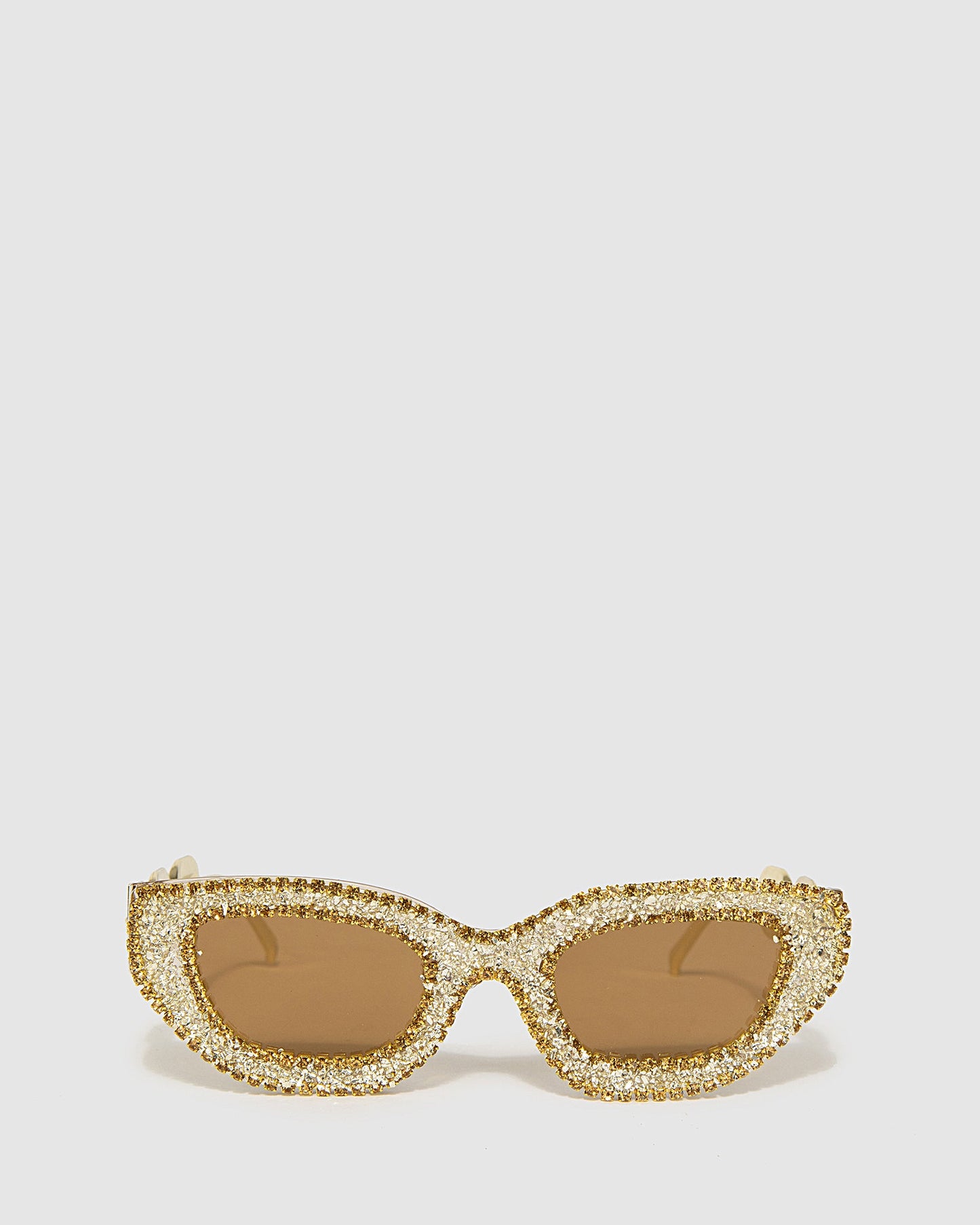 Colette by Colette Hayman Chain Detail Sunglasses (Crystal)