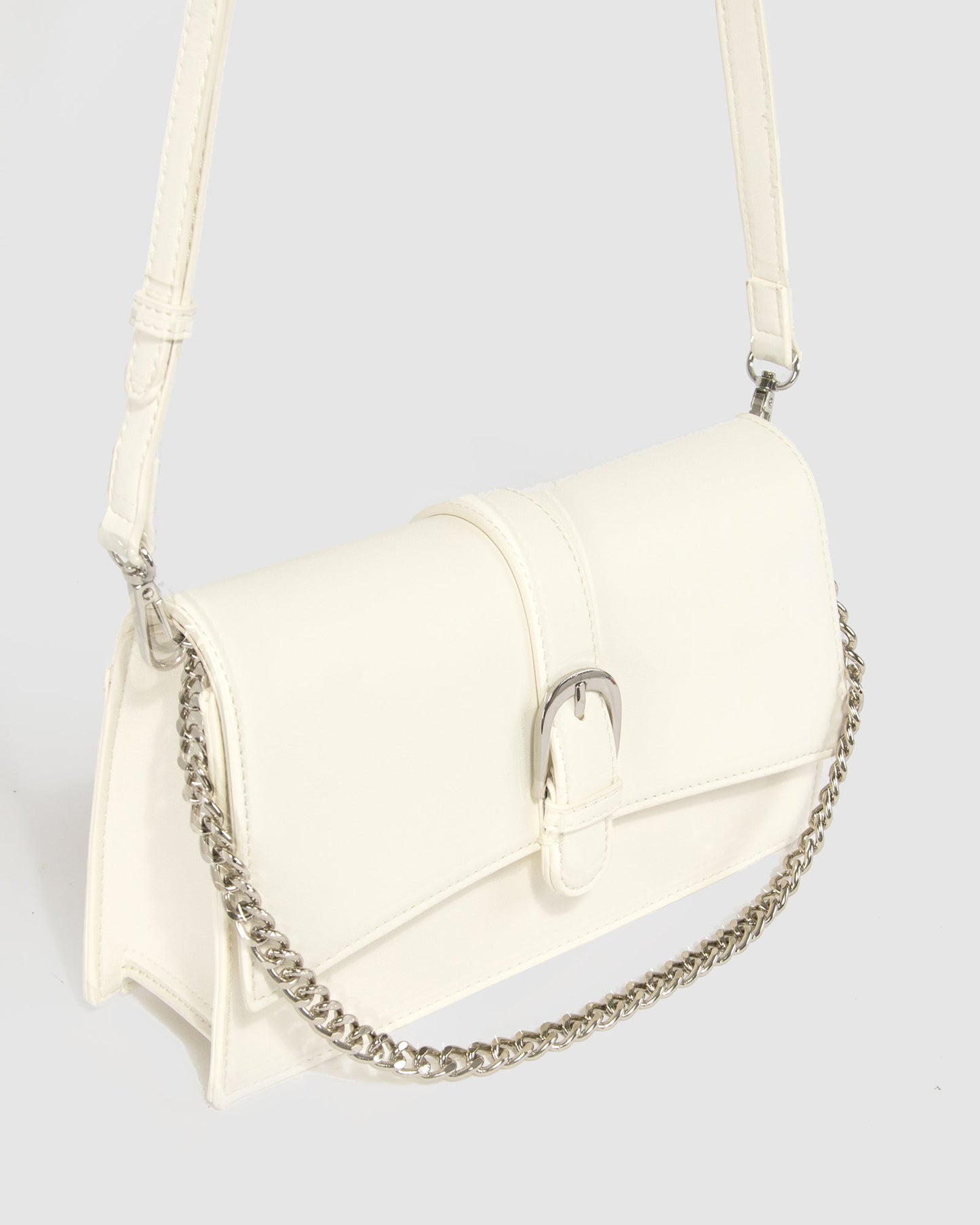 Colette by Colette Hayman Alana Chain Shoulder (White)