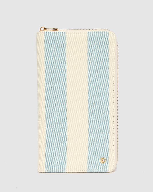 Colette Kenzie Multi Passport Travel Wallet (Blue)