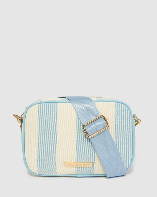 Colette Selina Canvas Crossbody (Blue)