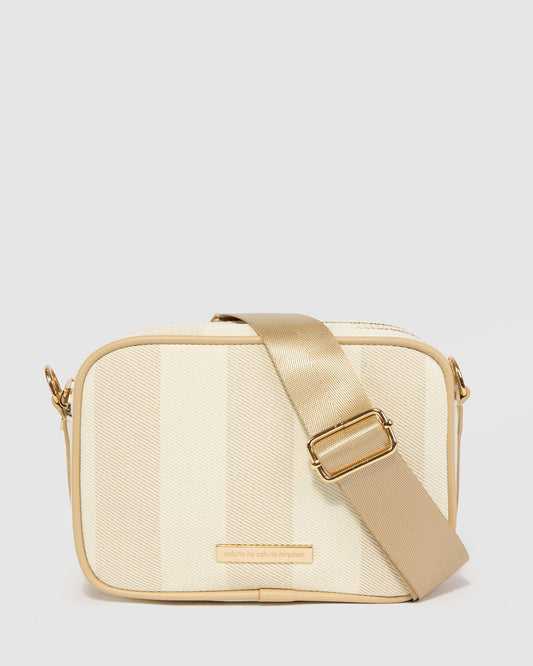 Colette Selina Canvas Crossbody (Natural)