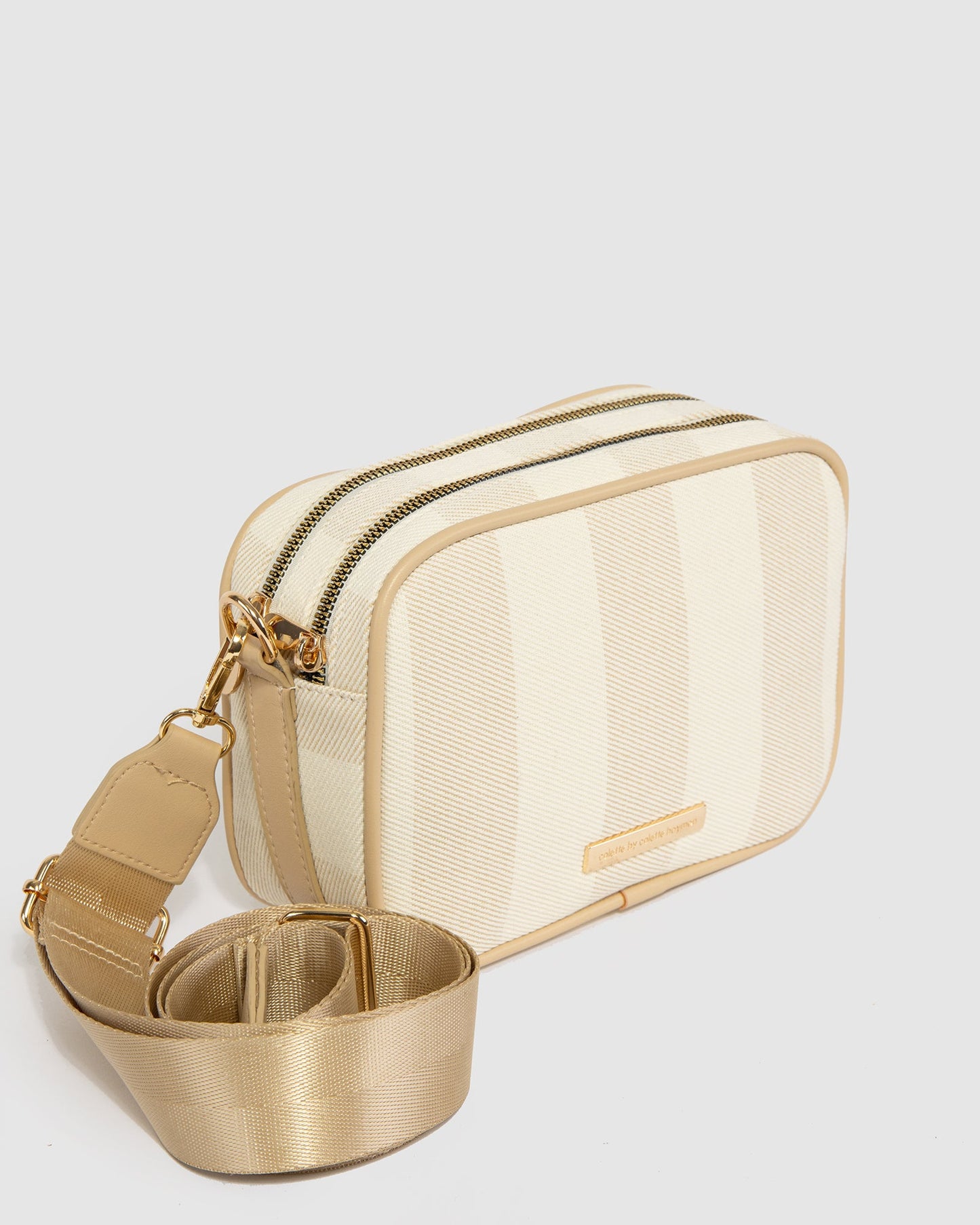 GROUP48 Selina Canvas Crossbody (Natural)