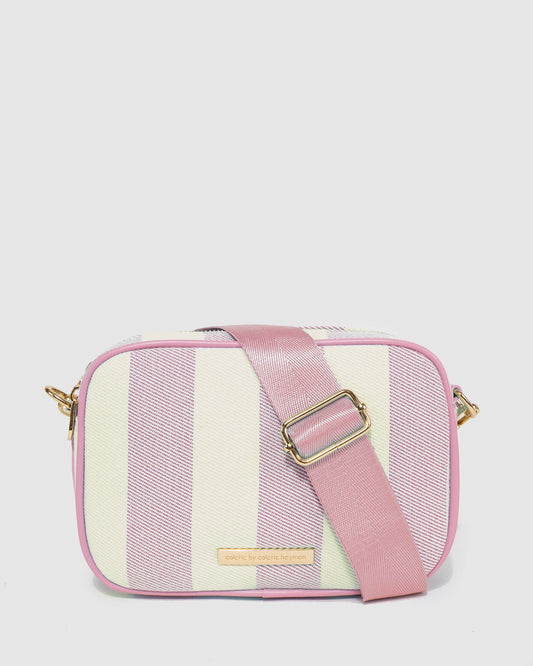 Colette Selina Canvas Crossbody (Pink)