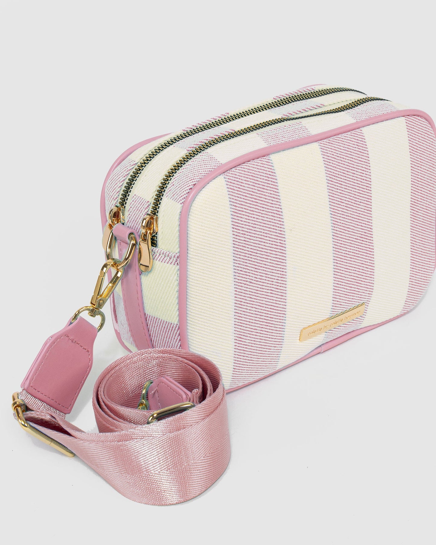 GROUP48 Selina Canvas Crossbody (Pink)