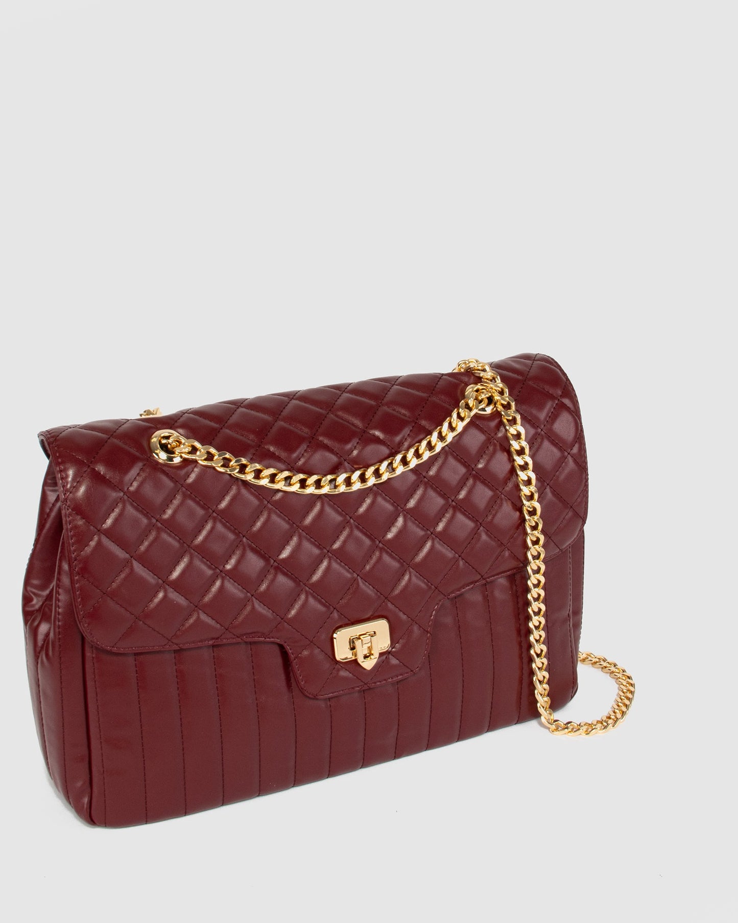 Colette by Colette Hayman Gina Quilt Crossbody (Berry)