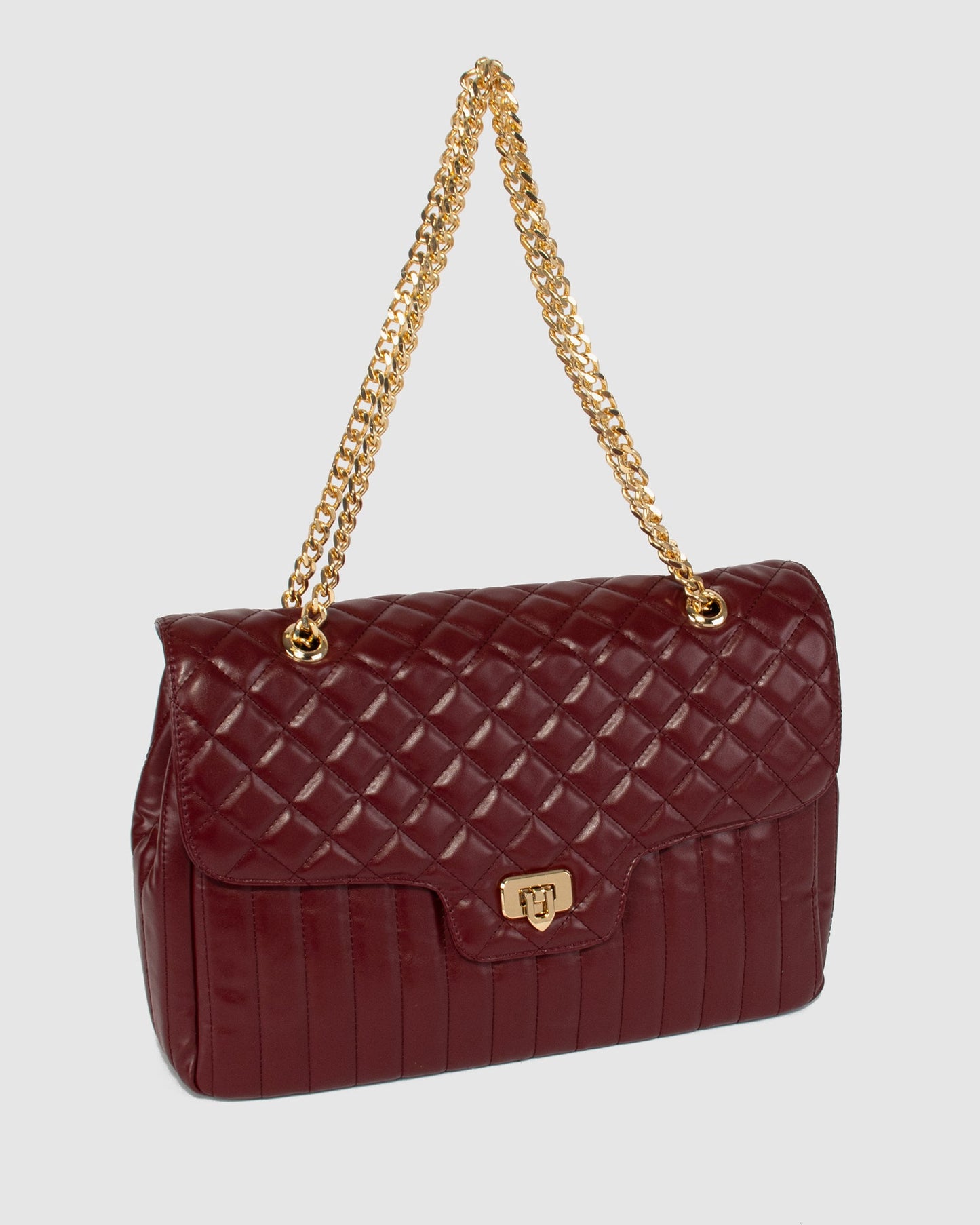 Colette by Colette Hayman Gina Quilt Crossbody (Berry)
