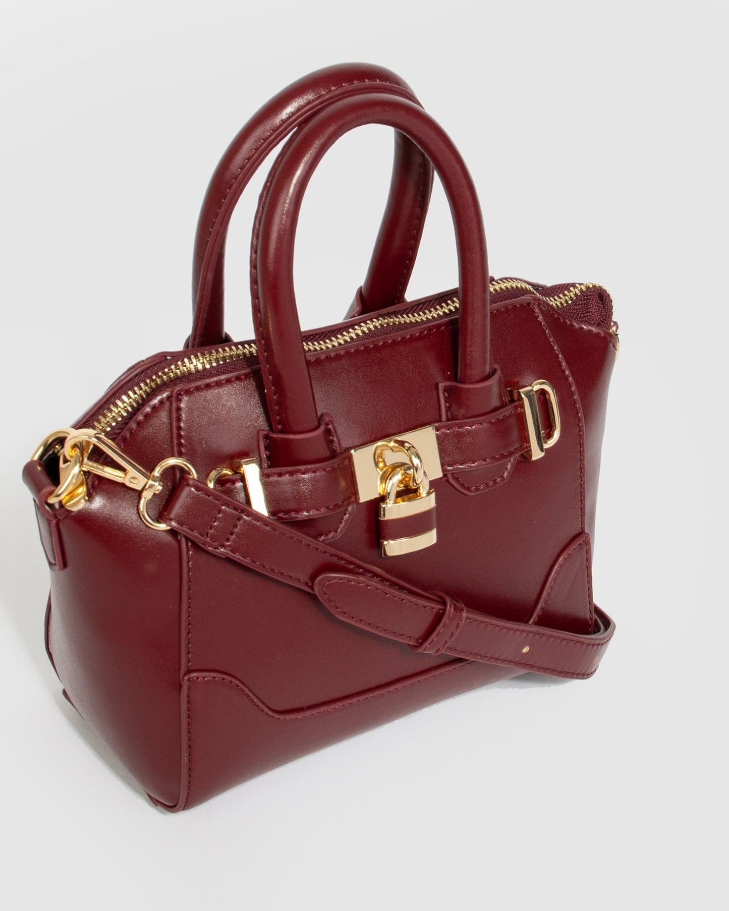 Colette by Colette Hayman Frankie Lock Tote Bag (Berry)