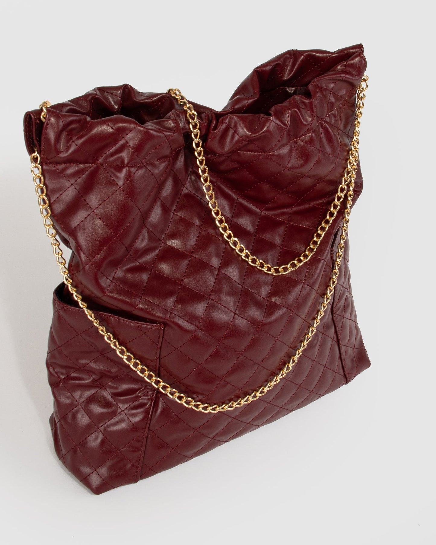 Colette by Colette Hayman Zara Slouch Quilt Tote (Berry)