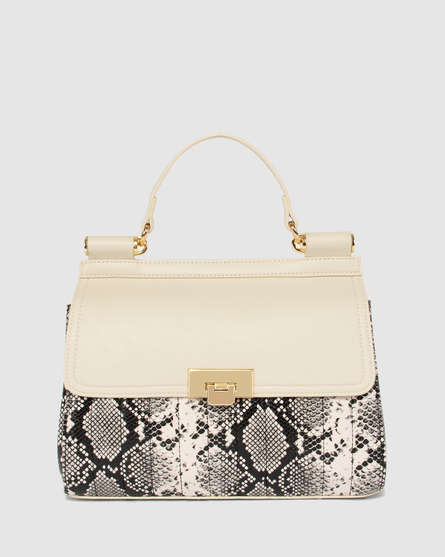 Colette by Colette Hayman Asma Buckle Quilt Top Handle (Ivory)