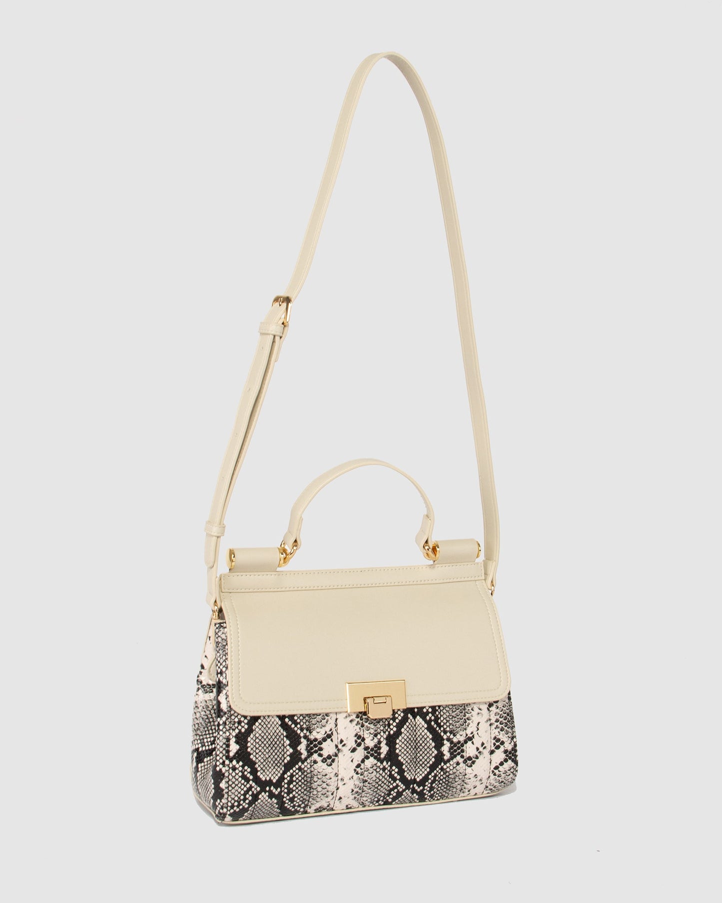 Colette by Colette Hayman Asma Buckle Quilt Top Handle (Ivory)