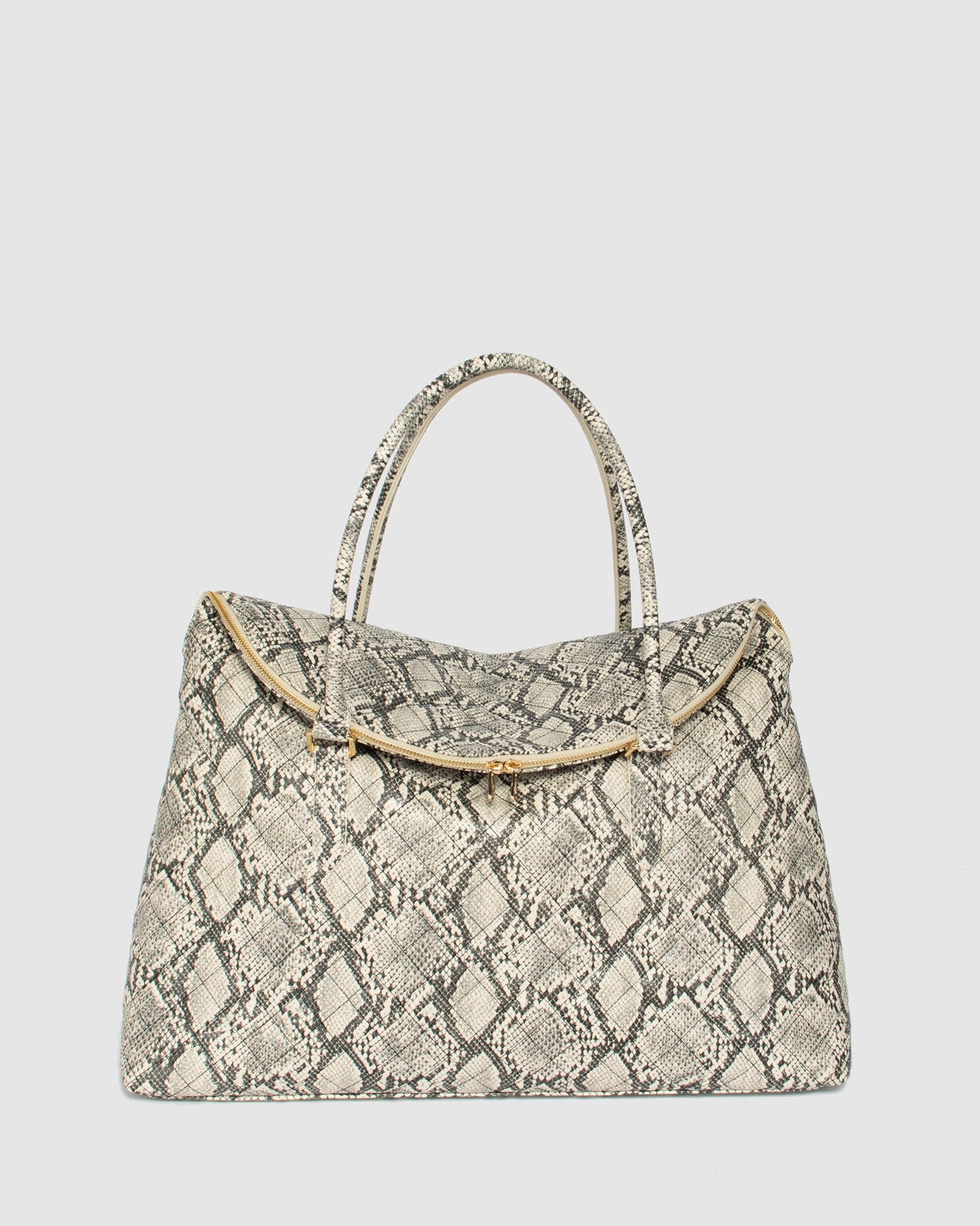 GROUP48 Python Ailiey Quilted Zip Top Weekender Bag (Print)