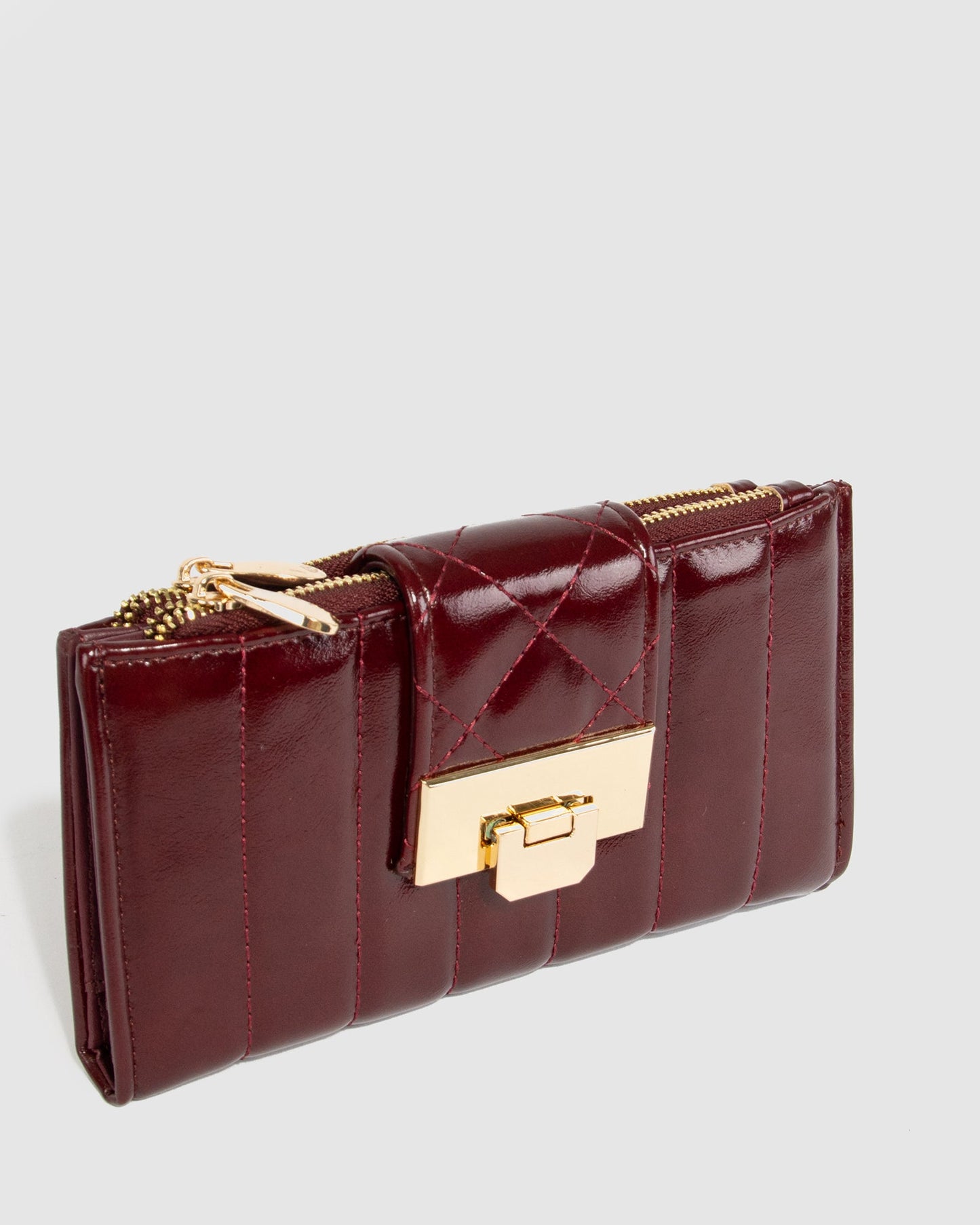 Colette by Colette Hayman Greta Quilt Wallet (Berry)