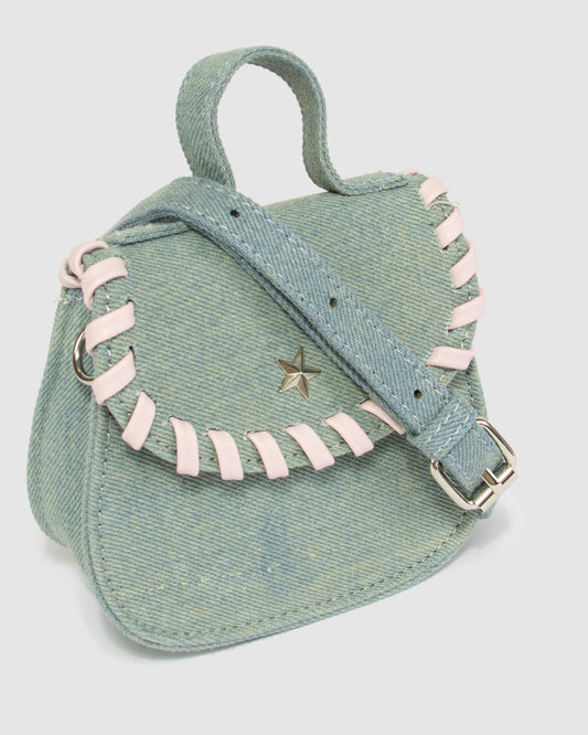 Image of Bags. Productname: Colette Blue Junior Milana Star Mini in Blue colour by brand - Colette