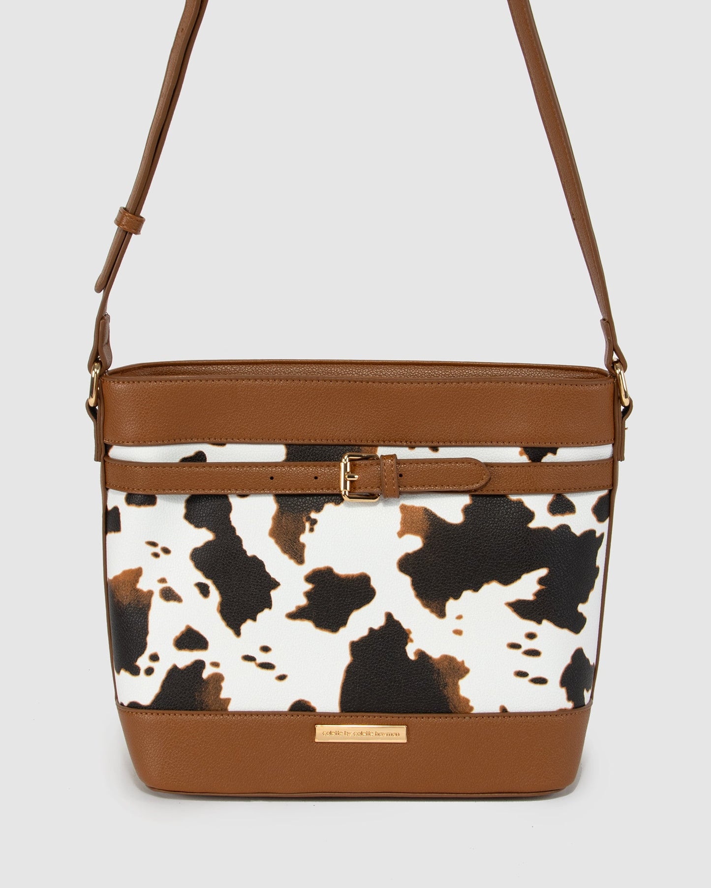 Colette by Colette Hayman Pia Buckle Bucket Bag (Print)