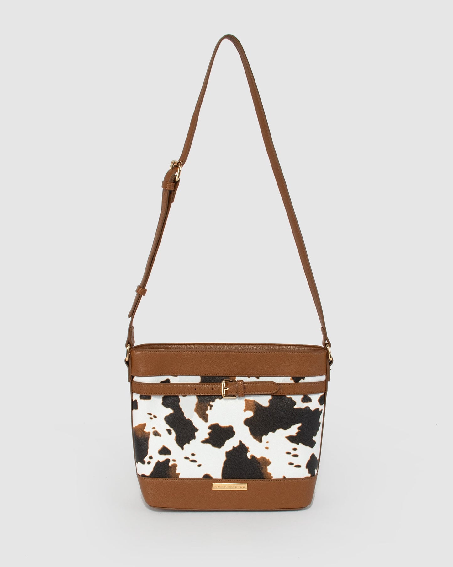 Colette by Colette Hayman Pia Buckle Bucket Bag (Print)