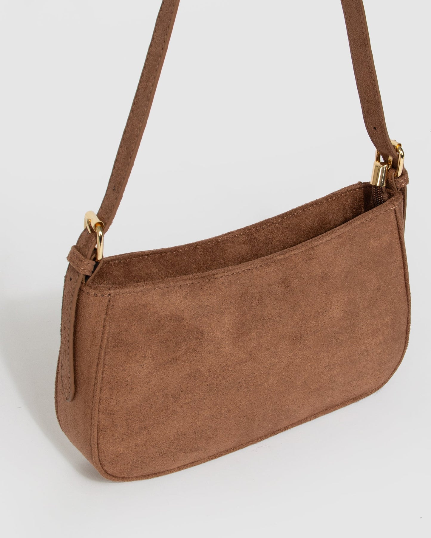 Colette by Colette Hayman Frankie Buckle Strap Shoulder Bag (Brown)