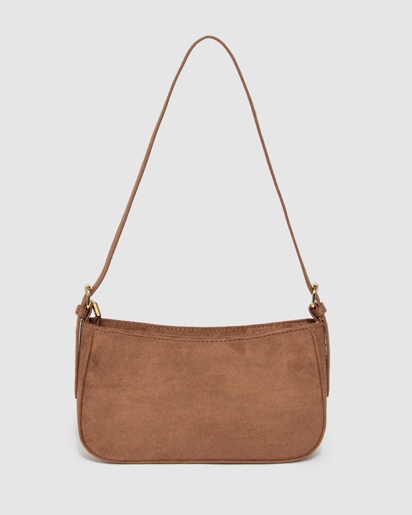 Colette by Colette Hayman Frankie Buckle Strap Shoulder Bag (Brown)