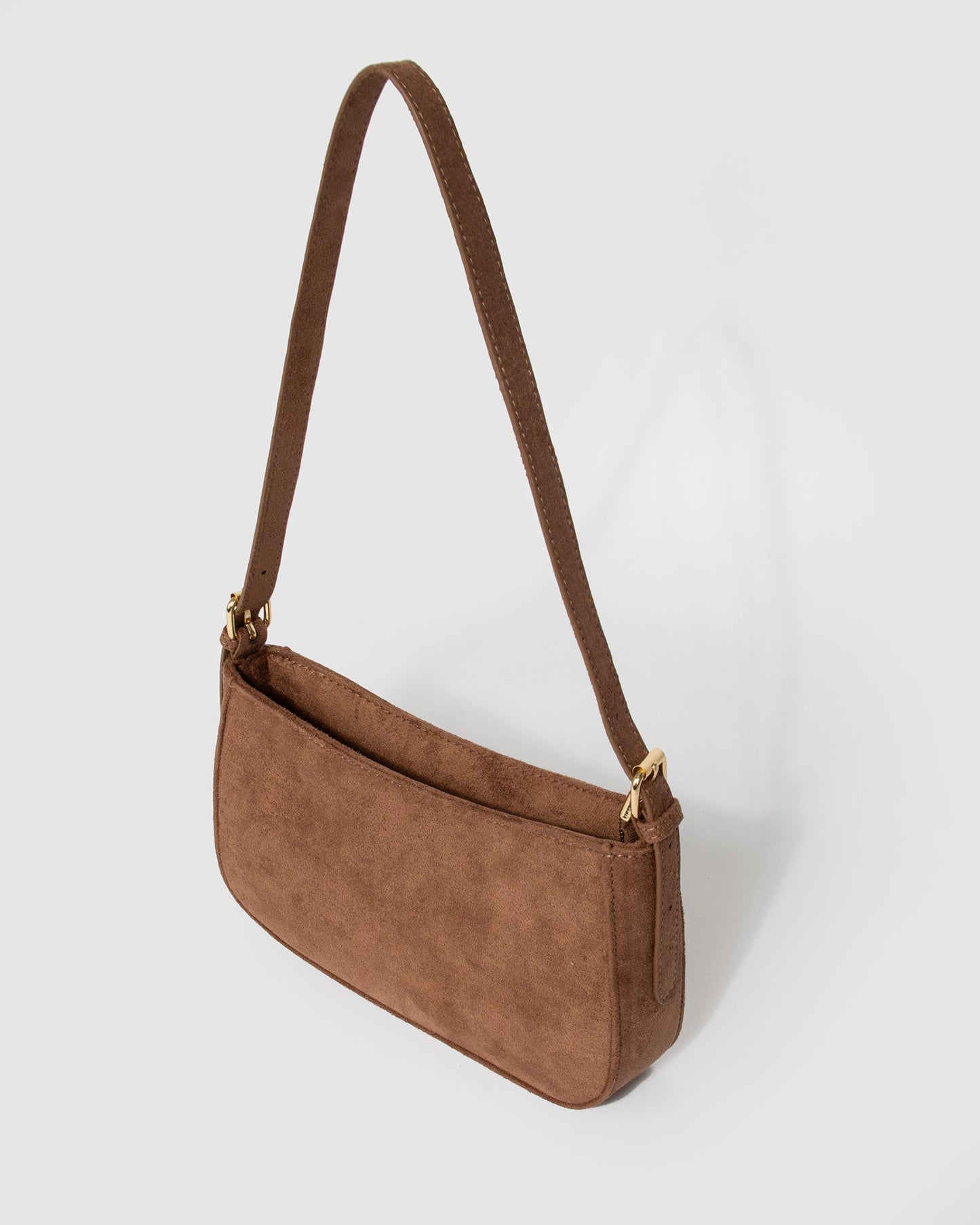 Colette by Colette Hayman Frankie Buckle Strap Shoulder Bag (Brown)